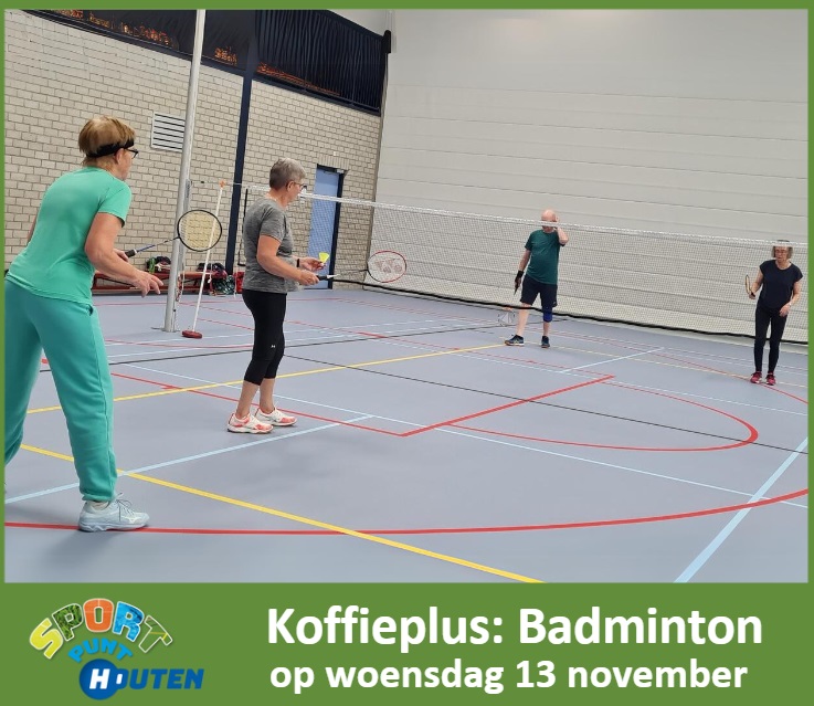 koffieplus badminton website