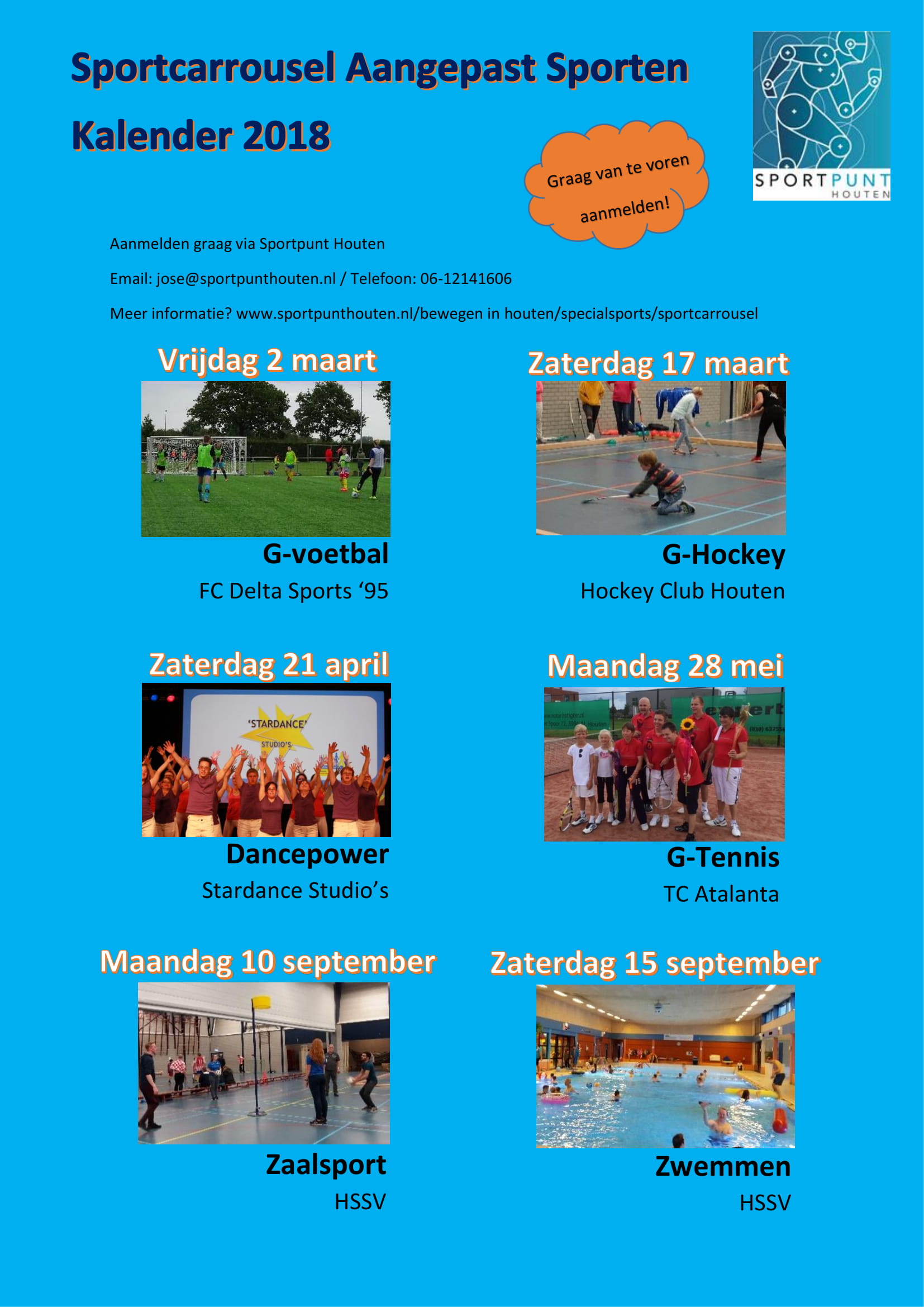 Flyer sportcarrousel beeldend 1